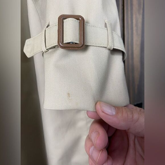 Men's Christian Dior Tan Trench Coat Size 40L - Picture 15 of 15